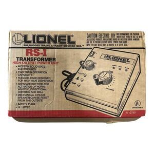 Lionel 6-12780 RS-I High Output Power Unit AC Transformer Controller Open‎ Box